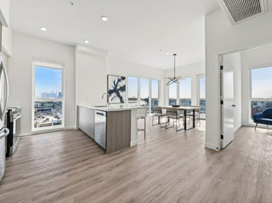 LA Downtown View Condo Staged