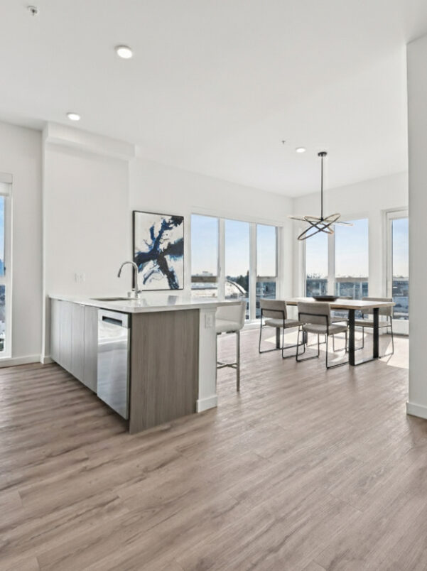 LA Downtown View Condo Staged