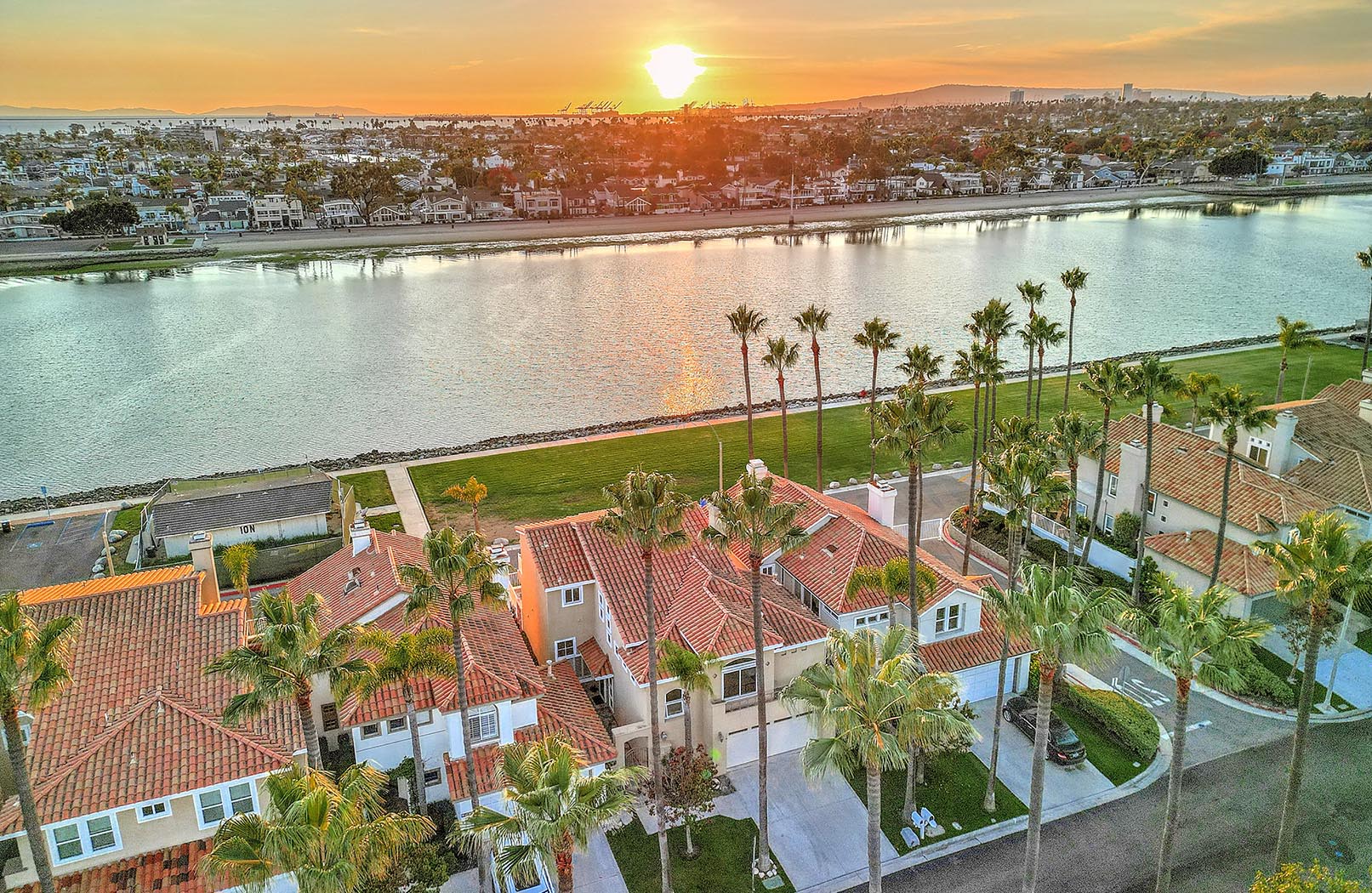 Sunset Aerial Photos